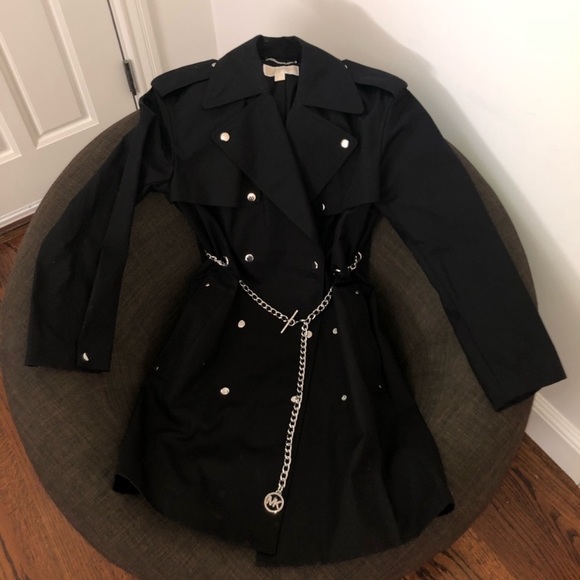 Michael Kors Black trench coat - Picture 3 of 5